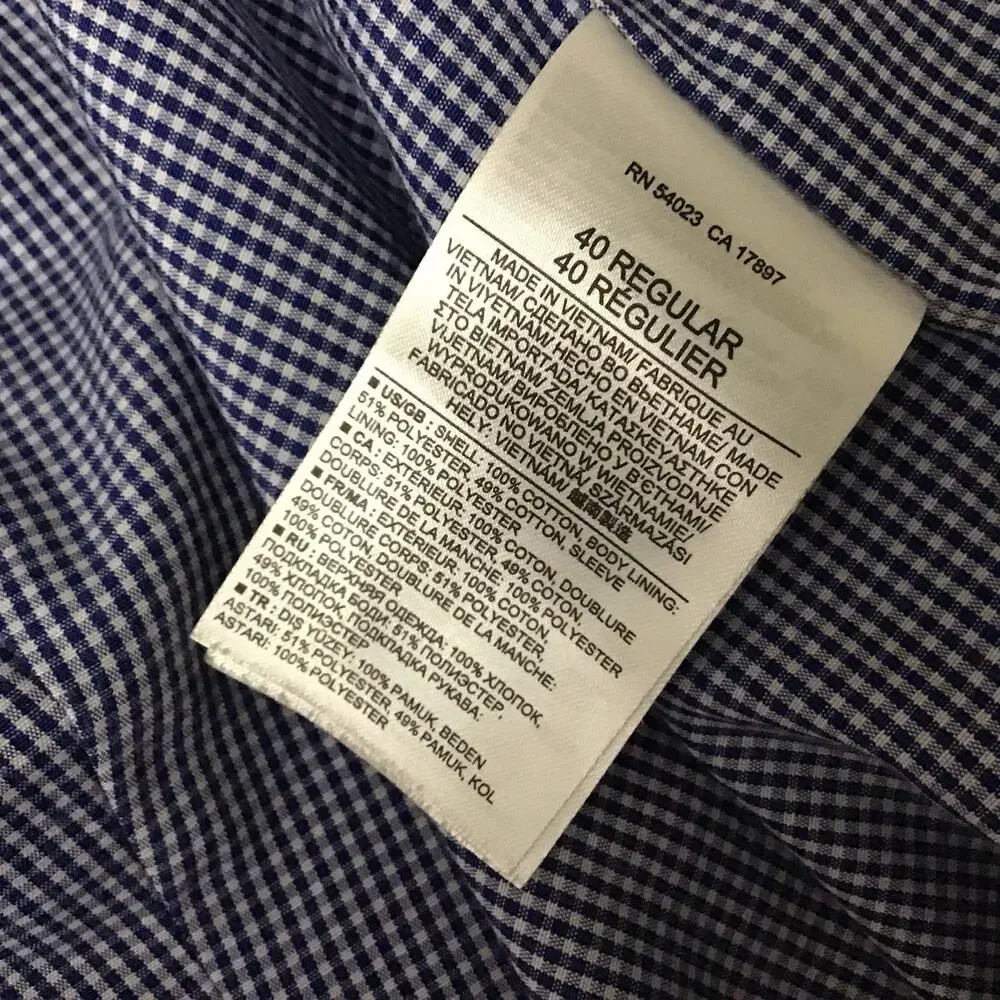 Banana Republic 40R Gray Blue Tailored Fit 2-Button Sports Coat
